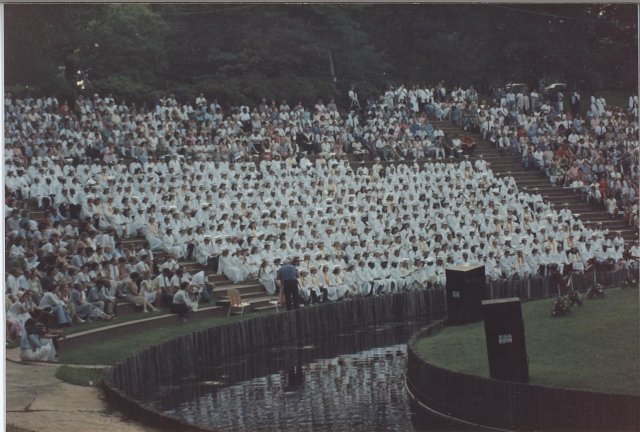 Baccaulaureate  at Meredith College - 1987